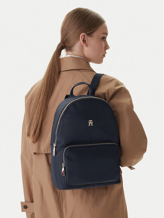 Tommy Hilfiger Tommy Hilfiger Rucsac Poppy Th Backpack AW0AW15641 Bleumarin