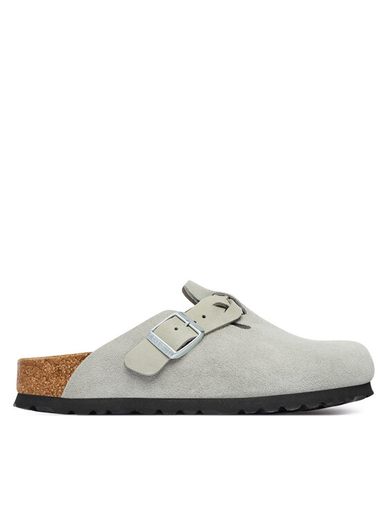 Birkenstock Birkenstock Παντόφλες Boston Braided 1032933 Ανοιχτό γκρι