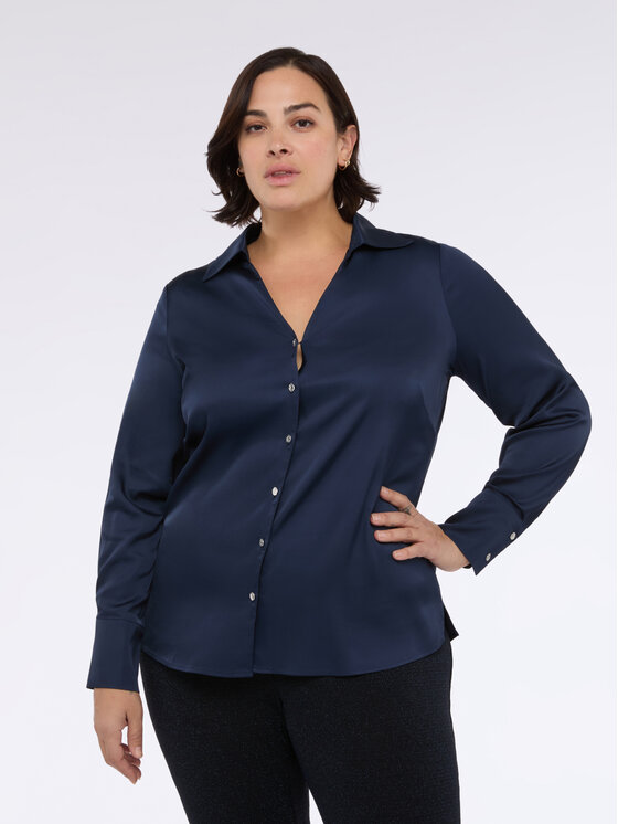 Fiorella Rubino Fiorella Rubino Camicia 5015T001417N034 Blu Regular Fit