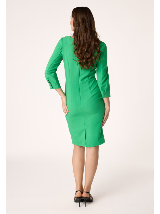 QUIOSQUE QUIOSQUE Každodenné šaty QUIOSQUE 4SC005903 Zelená Regular Fit