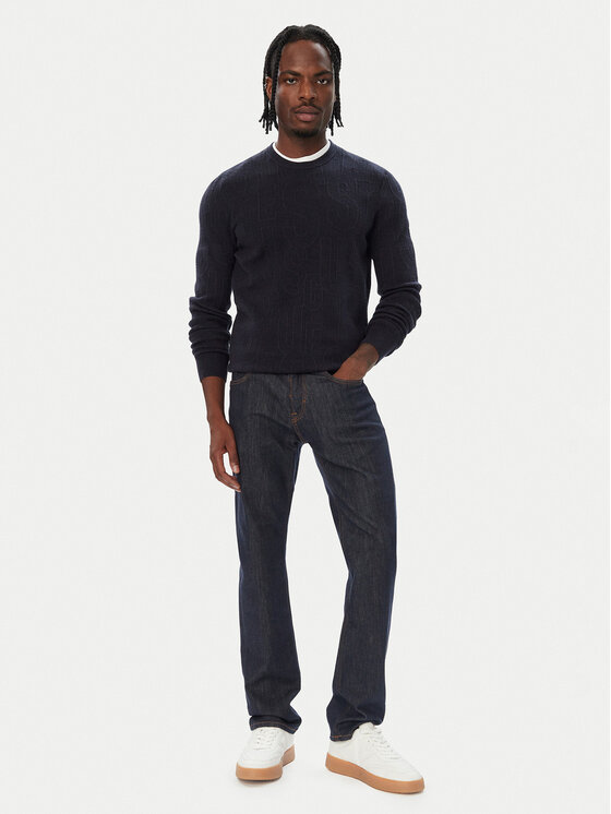 Guess Guess Pullover M6BR23 Z1373 Dunkelblau Regular Fit