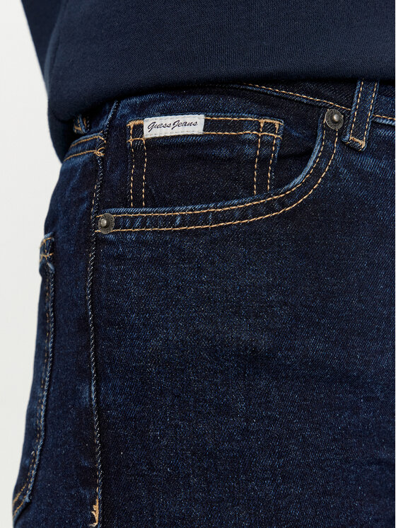 Guess Jeans Guess Jeans Jeans hlače W4YA92 D5CB1 Mornarsko modra Skinny Fit