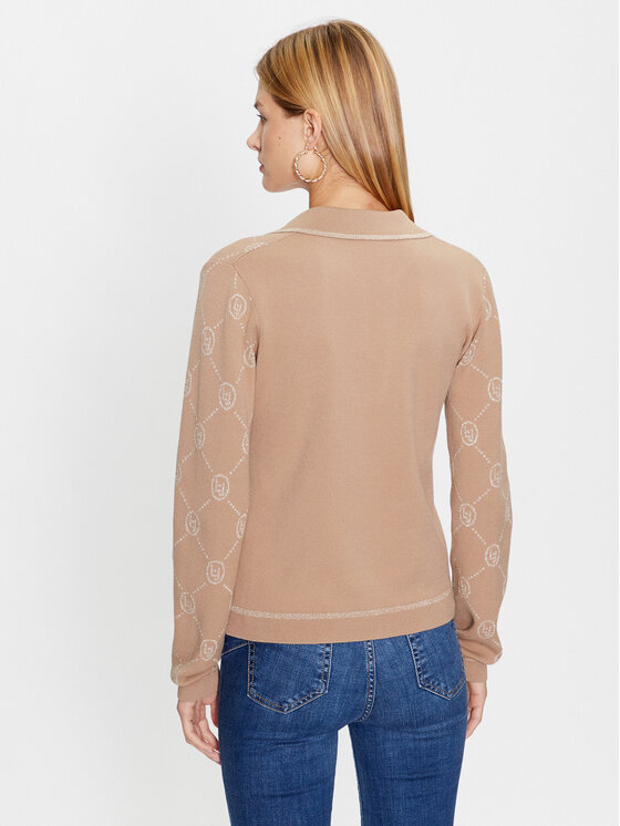 Liu Jo Sport Liu Jo Sport Džemperis TF3196 MA63L Bēšs Regular Fit