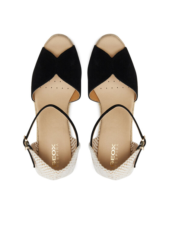 Geox Geox Espadrilles D Gelsa D45TPB 00022 C9999 Melns