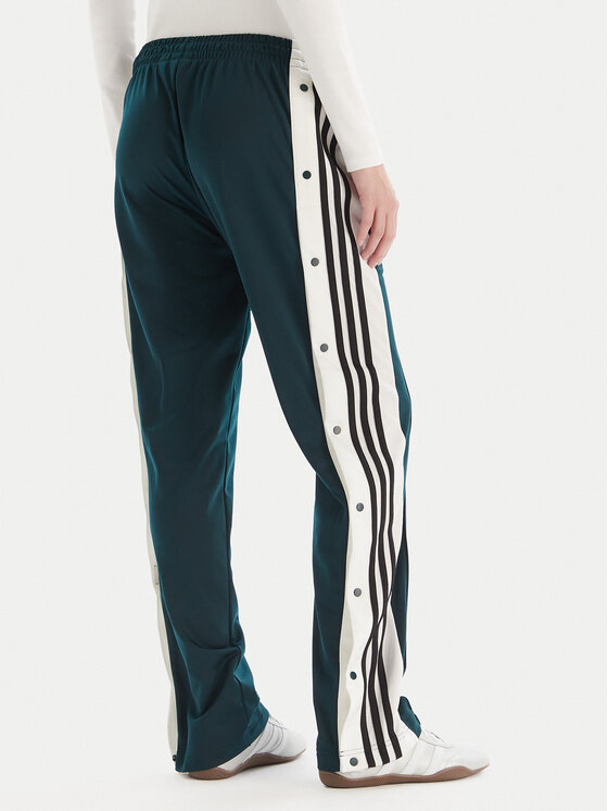 adidas adidas Spodnji del trenirke Adibreak JV7515 Zelena Loose Fit