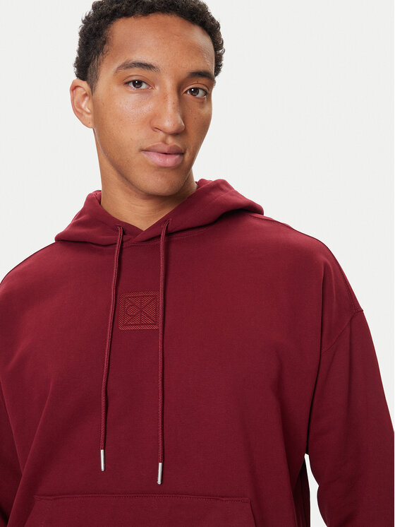 Calvin Klein Calvin Klein Mikina LV14LD225G Bordó Regular Fit