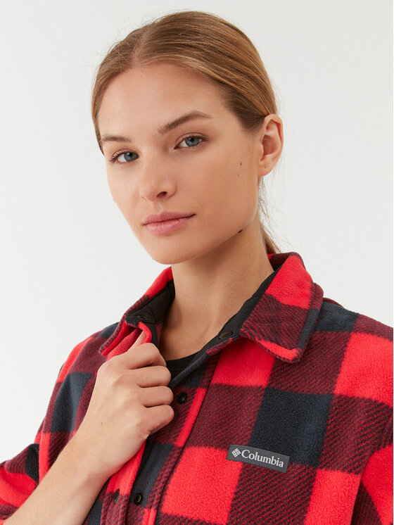 Columbia Columbia Koszula Benton Springs™ Shirt Jacket Czerwony Regular Fit