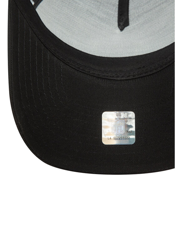 New Era New Era Czapka z daszkiem Las Vegas Raiders Metallic Patch 9FORTY E-Frame 60580709 Czarny