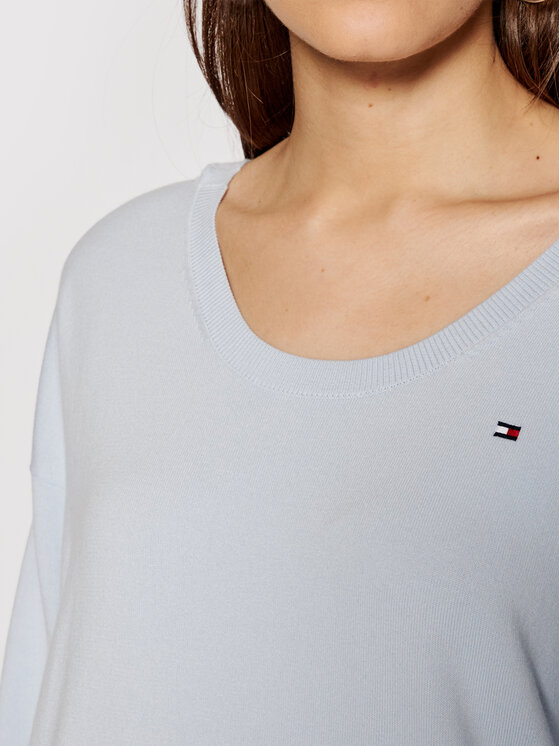 Maglione Hoodie Open-Nk WW0WW30415 Blu Regular Fit...