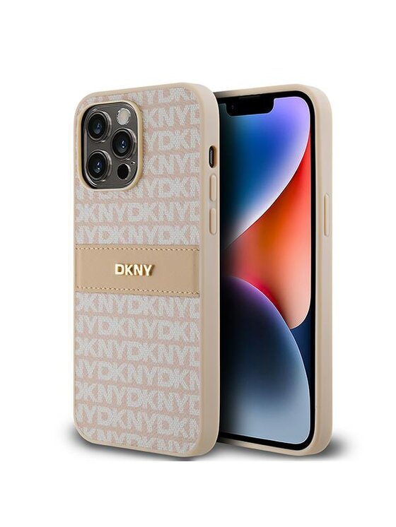 Etui na telefon DKNY, Różowe, Apple iPhone 14 Pro Max