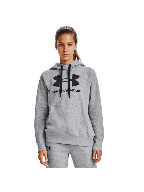 Under Armour Under Armour Bluza Under Armour Rival Fleece Logo Hoodie Szary Relaxed Fit