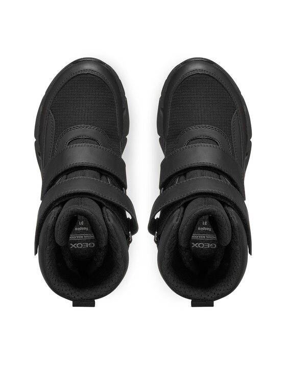 Geox Geox Gležnjarji J Flexyper Plus Boy B Abx J66LCG 0FU54 C9999 S Črna