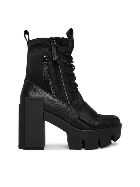 United Nude United Nude Μποτίνια Grip Combat Mid 1096201165 Μαύρο