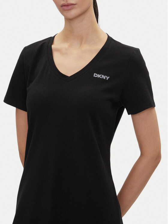 DKNY Sport DKNY Sport Hétköznapi ruha DP5D4902 Fekete Regular Fit