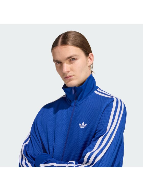 adidas adidas Majica dugih rukava adicolor Firebird KE0790 Plava Loose Fit