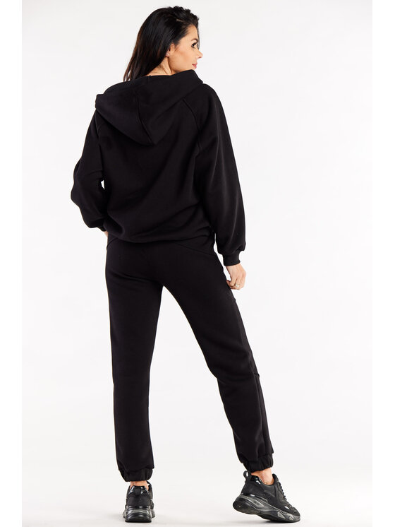 Infinite You Infinite You Mikina M324 Čierna Basic Fit