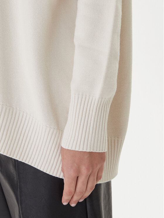 Kontatto Kontatto Sweter 3M0822C Écru Relaxed Fit