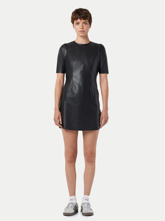 Noisy May Noisy May Сукня зі штучної шкіри Hill 27012545 Чорний Regular Fit