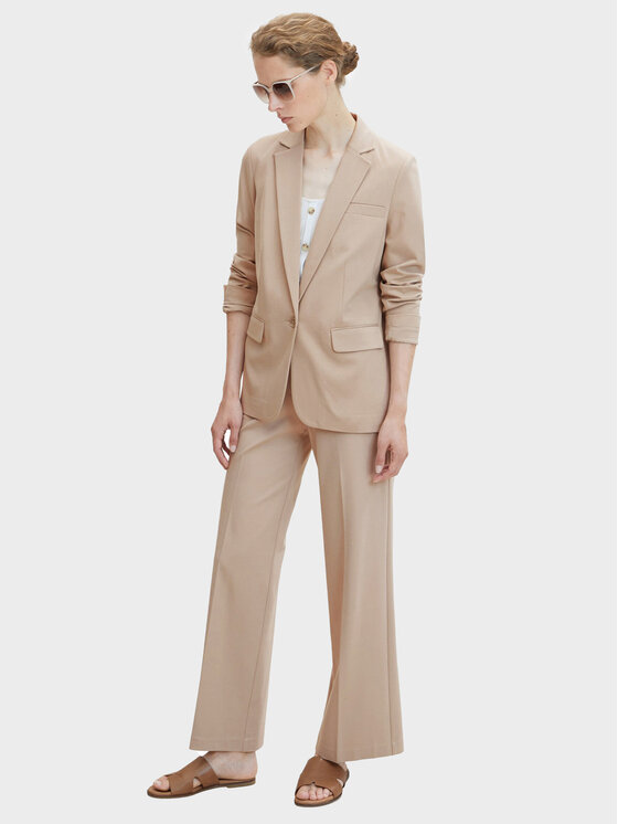 Tom Tailor Tom Tailor Pintsak 1032858 Beež Regular Fit