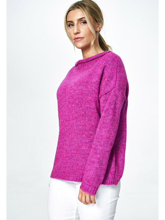 FIGL FIGLFIGL Maglione M888 Viola Oversize