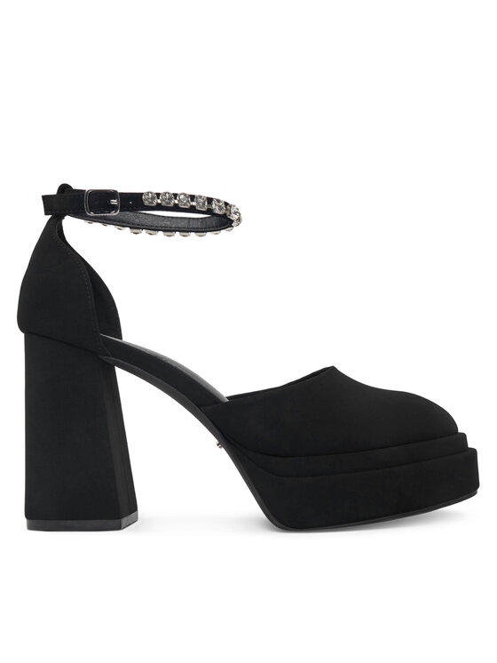DeeZee Damskie Półbuty, rozmiar 39, Czarne, LW85478-6