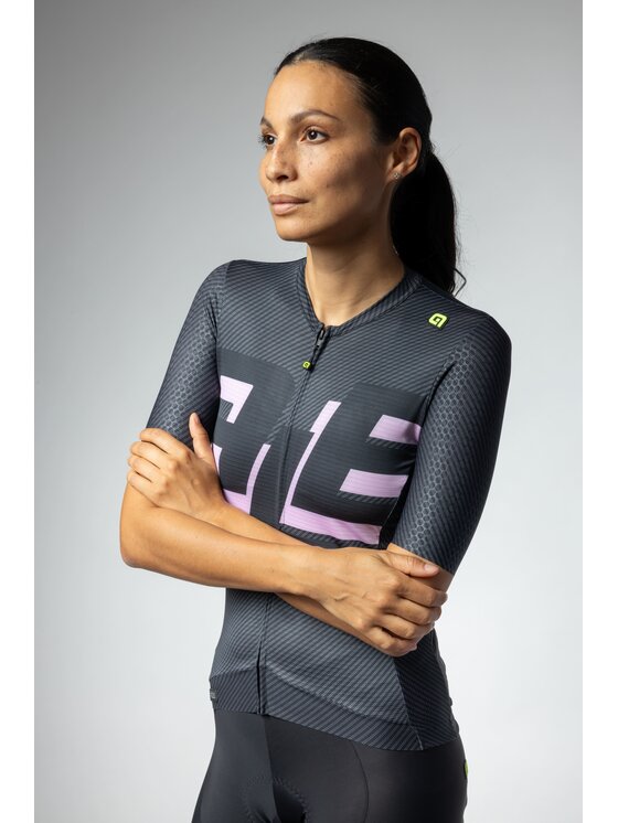 Alé Cycling Alé Cycling Koszulka rowerowa PR-E Multiverso Czarny Fitted Fit