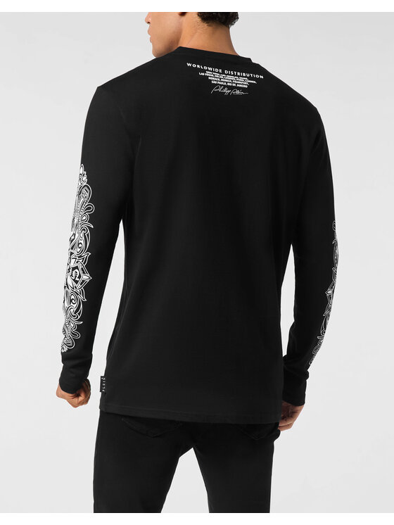 PHILIPP PLEIN PHILIPP PLEIN T-Shirt 26205 Czarny Regular Fit