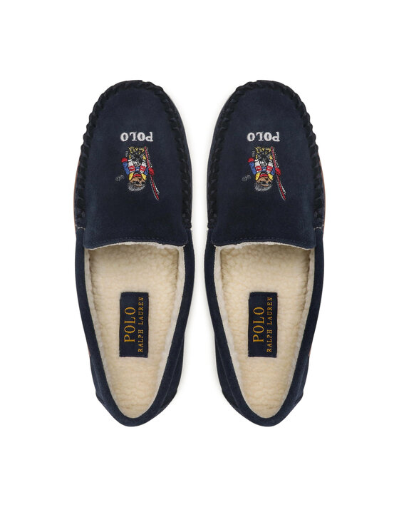 Polo Ralph Lauren Polo Ralph Lauren Παντόφλες Σπιτιού Collins Bear RF103885 Σκούρο μπλε