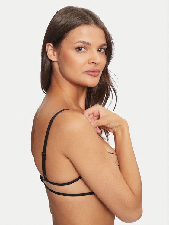 Undress Code Undress Code Biustonosz z fiszbiną Wildflower 657 Czarny