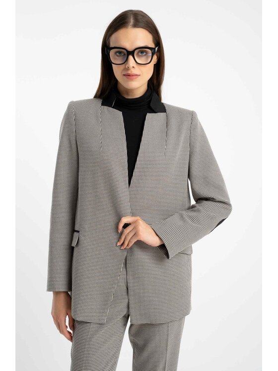 CLICK CLICK Σακάκι 71-0039 Μαύρο Regular Fit
