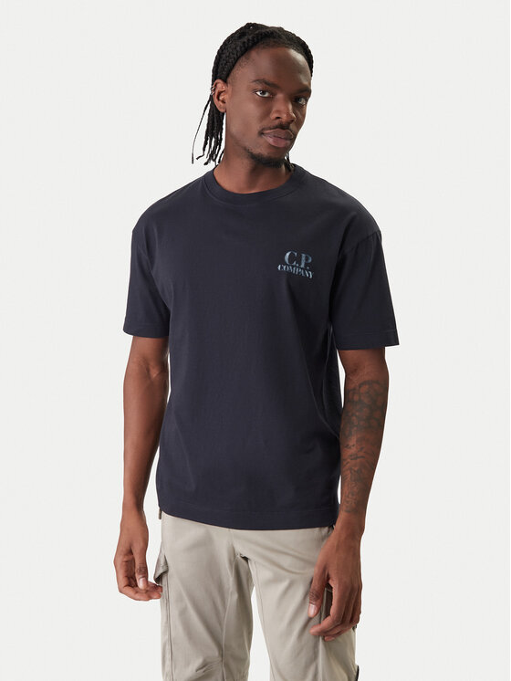C.P. Company C.P. Company Tricou 20CMTS143A110579W Bleumarin Regular Fit