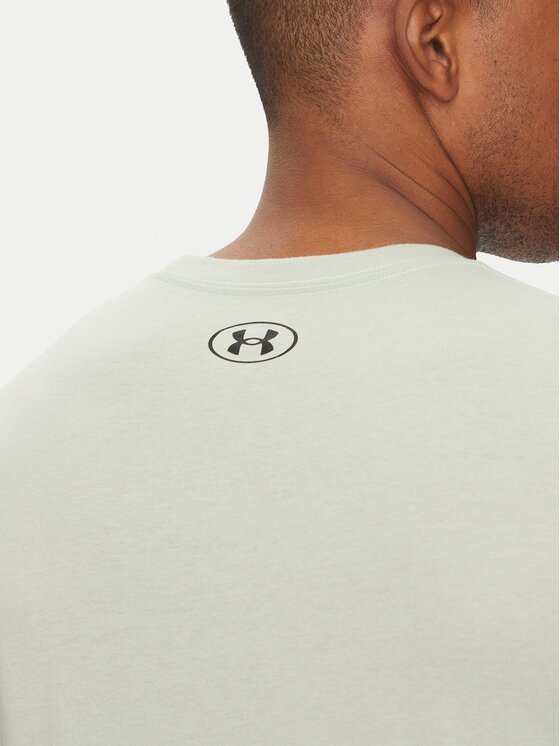 Under Armour Under Armour T-krekls Strip Logo 1390203 Écru Relaxed Fit