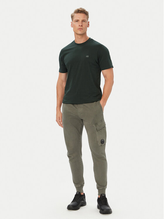 C.P. Company C.P. Company Marškinėliai 21CMTS726A005100W Žalia Regular Fit