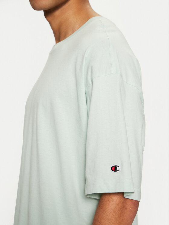 Champion Champion Tricou 220279 Verde Relaxed Fit