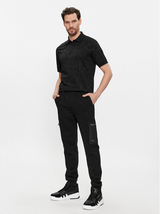 KARL LAGERFELD KARL LAGERFELD Polo marškinėliai 745082 541224 Juoda Regular Fit