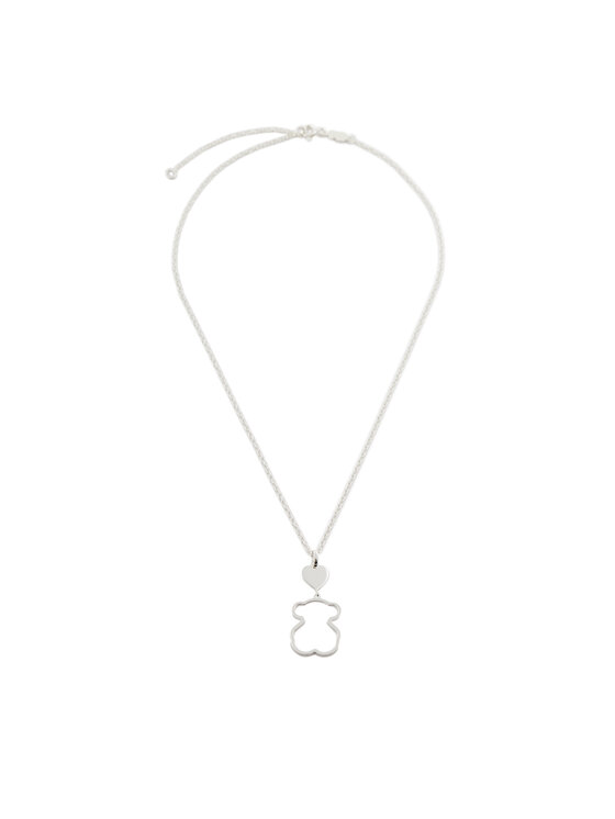 TOUS TOUS Ogrlica New Silueta 1000118300 Srebrna