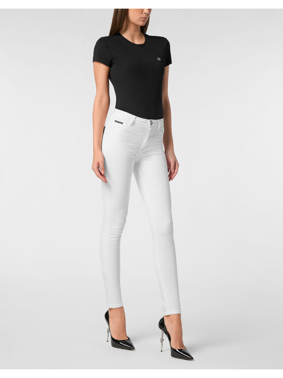 PHILIPP PLEIN PHILIPP PLEIN Džegínsy 24297 Biela