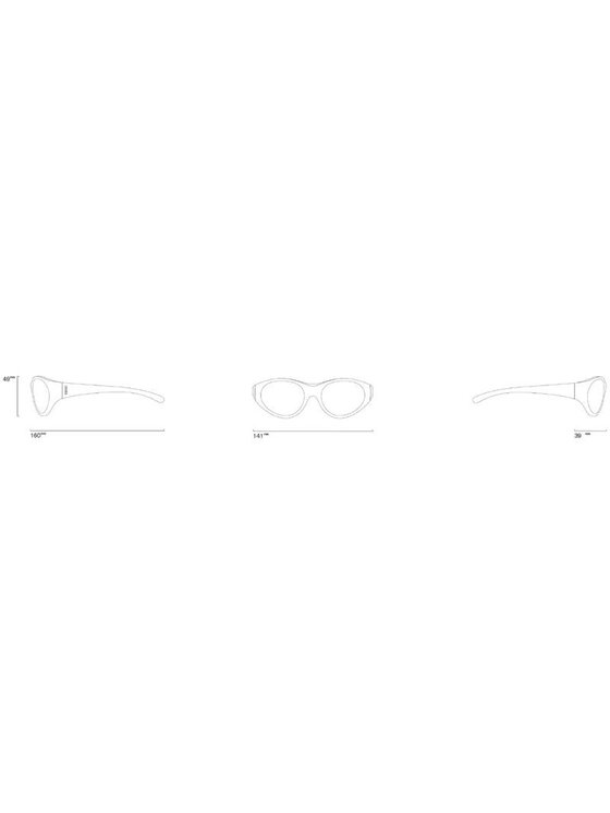 IZIPIZI IZIPIZI Okulary przeciwsłoneczne HORIZON Czerwony