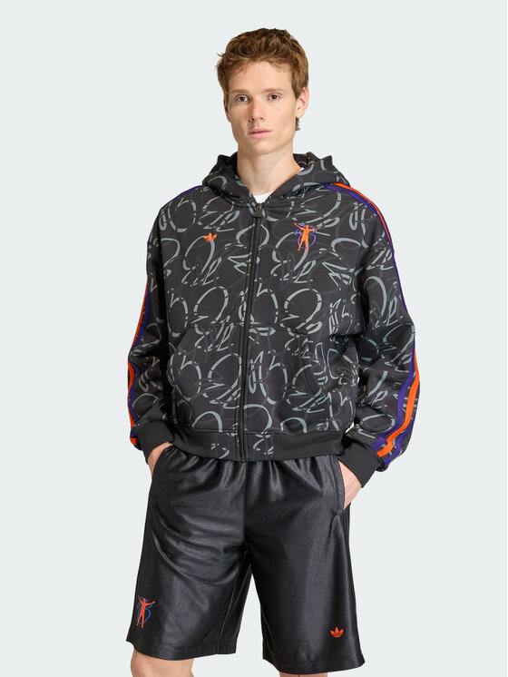 adidas adidas Bluza techniczna 161658 Czarny Loose Fit
