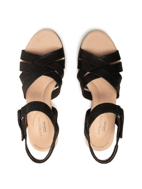Clarks Clarks Σανδάλια Lafley Leah 261577494 Μαύρο