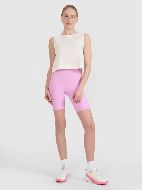4F 4F Top 4FWSS25TSLEF118-11S Biela Regular Fit