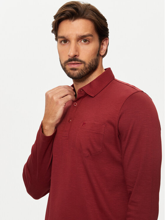 Pierre Cardin Pierre Cardin Pólóing C5 30604.3055 Bordó Regular Fit