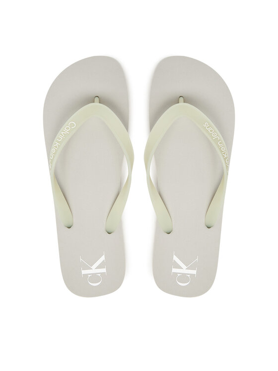 Calvin Klein Jeans Calvin Klein Jeans Джапанки Beach Sandal Transparent Tpu YM0YM01267 Сив