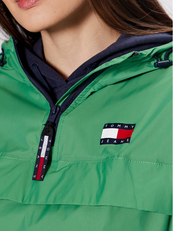 Tommy Jeans Tommy Jeans Anorak jakna Chicago DW0DW15333 Zelena Regular Fit