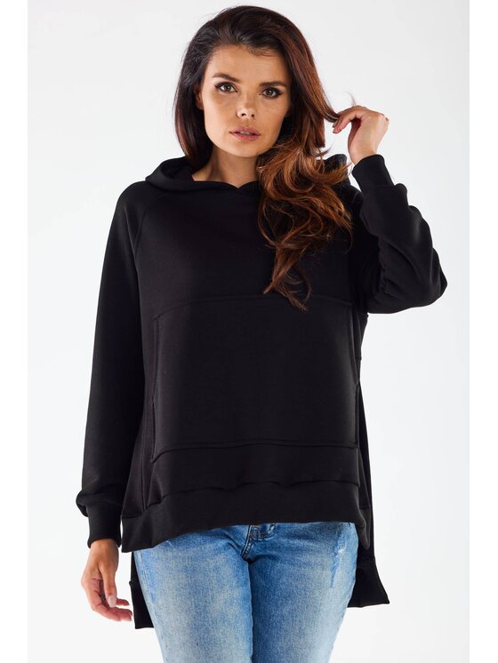 Infinite You Infinite You Bluza M280 Czarny Basic Fit
