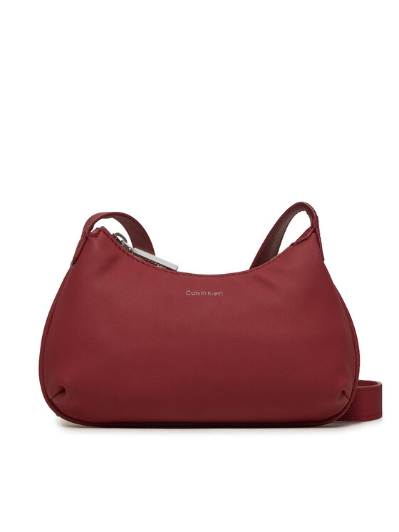 Calvin Klein Ročna Torba Calvin Soft Crossbody K60K612112 Bordo Rdeča