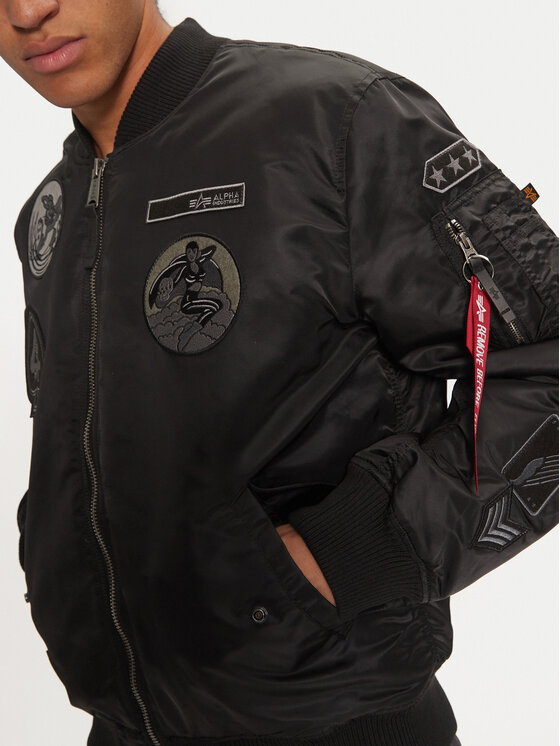 Alpha Industries Alpha Industries Kurtka bomber 138104 Czarny Regular Fit