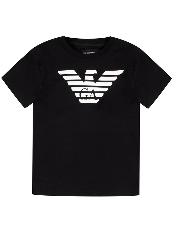 Emporio Armani Emporio Armani T-Shirt 8N4T99 1JNQZ 0999 Černá Regular Fit
