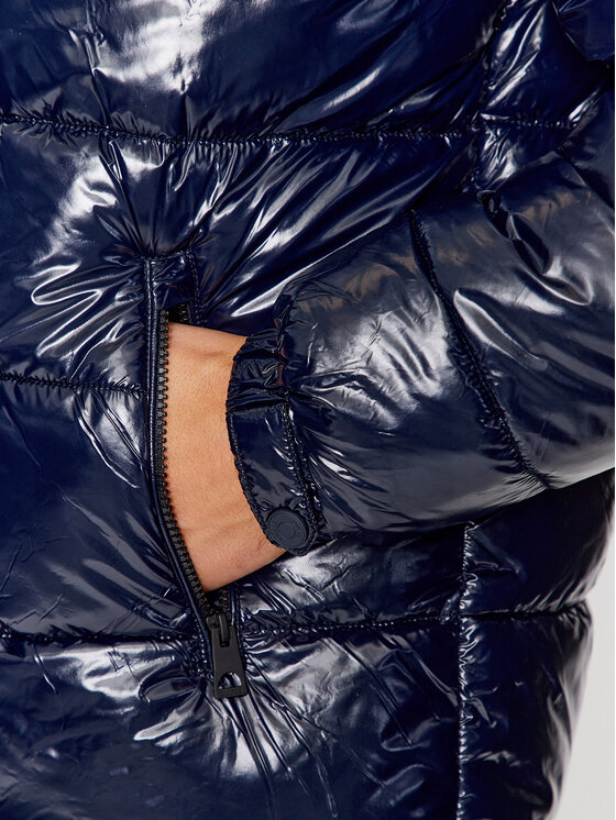 Guess Guess Pūkinė striukė M3BL27 WFP42 Tamsiai mėlyna Regular Fit