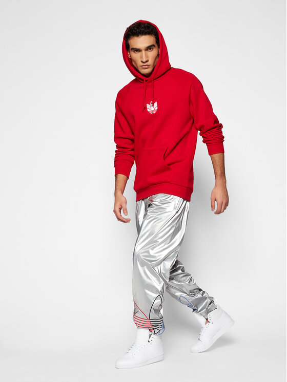 adidas Μπλούζα adicolor 3D Trefoil Graphic GN3554 Κόκκινο Regular Fit •  Modivo.gr
